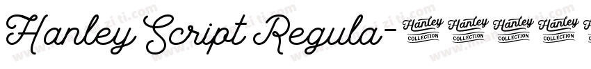 Hanley Script Regula字体转换